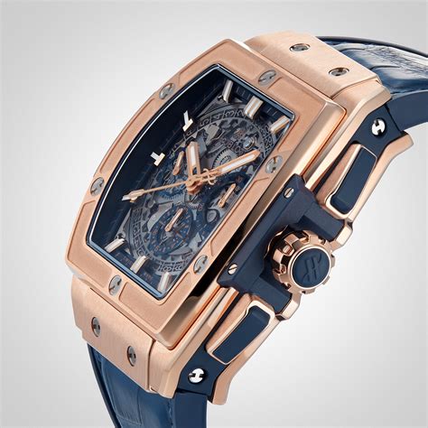 hublot spirit of big bang king gold blue|Hublot limited edition big bang.